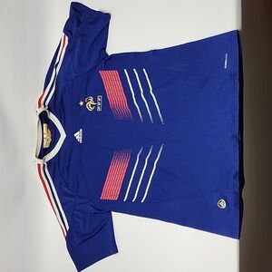 Adidas 2009-2010 France National Team FFF Football Jersey Home Colors Size XL